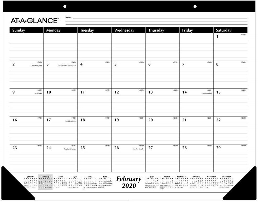 Desk Calendar Pad 3
