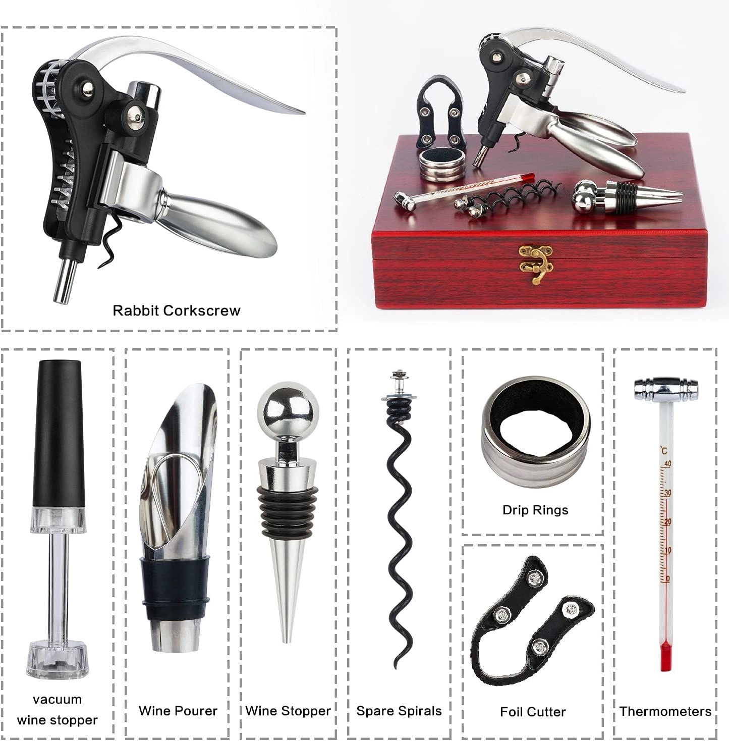 9-Pieces Wine Opener Set 3