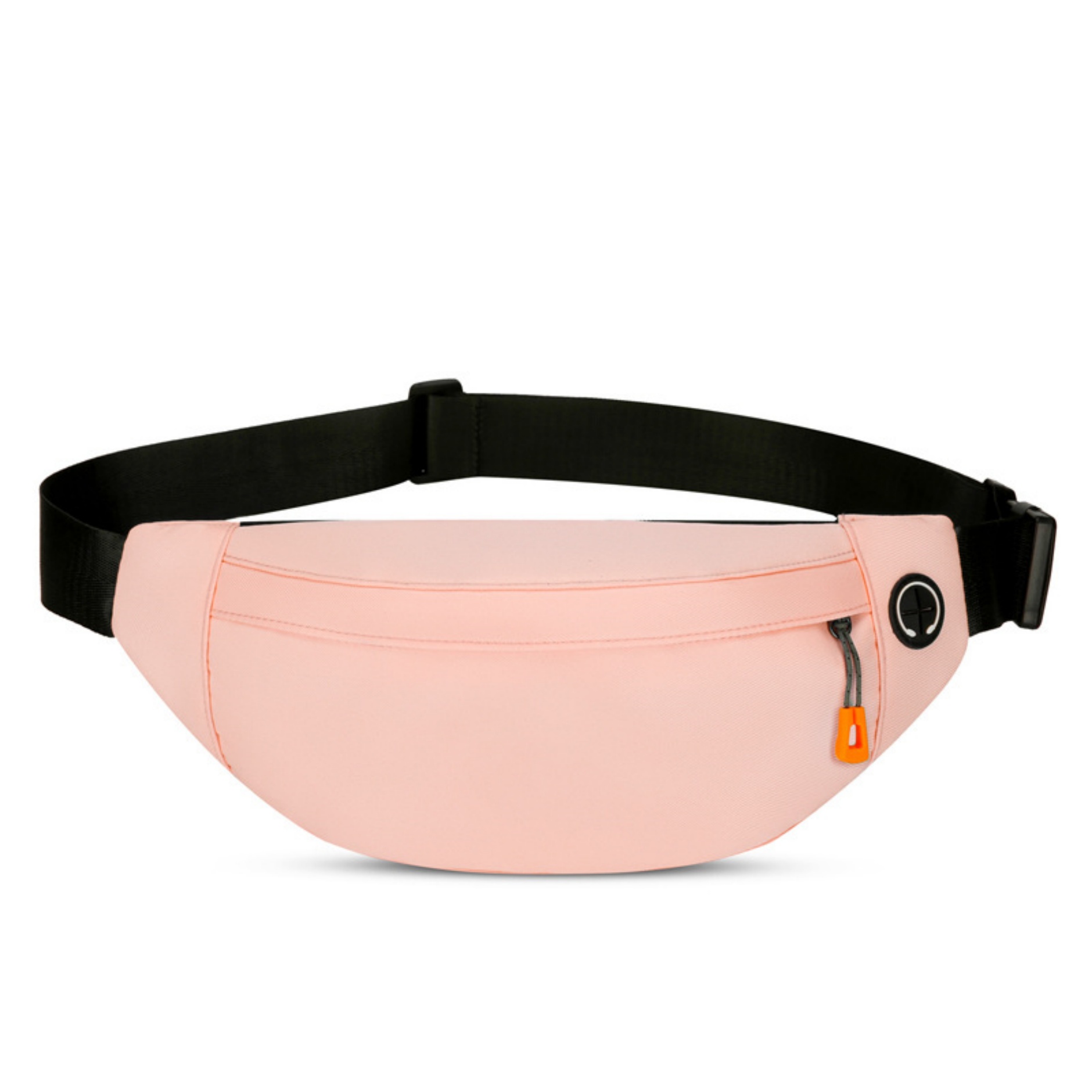 Crossbody Fanny Pack Large Waist Bag with Headphone Hole and Adjustable Strap 4