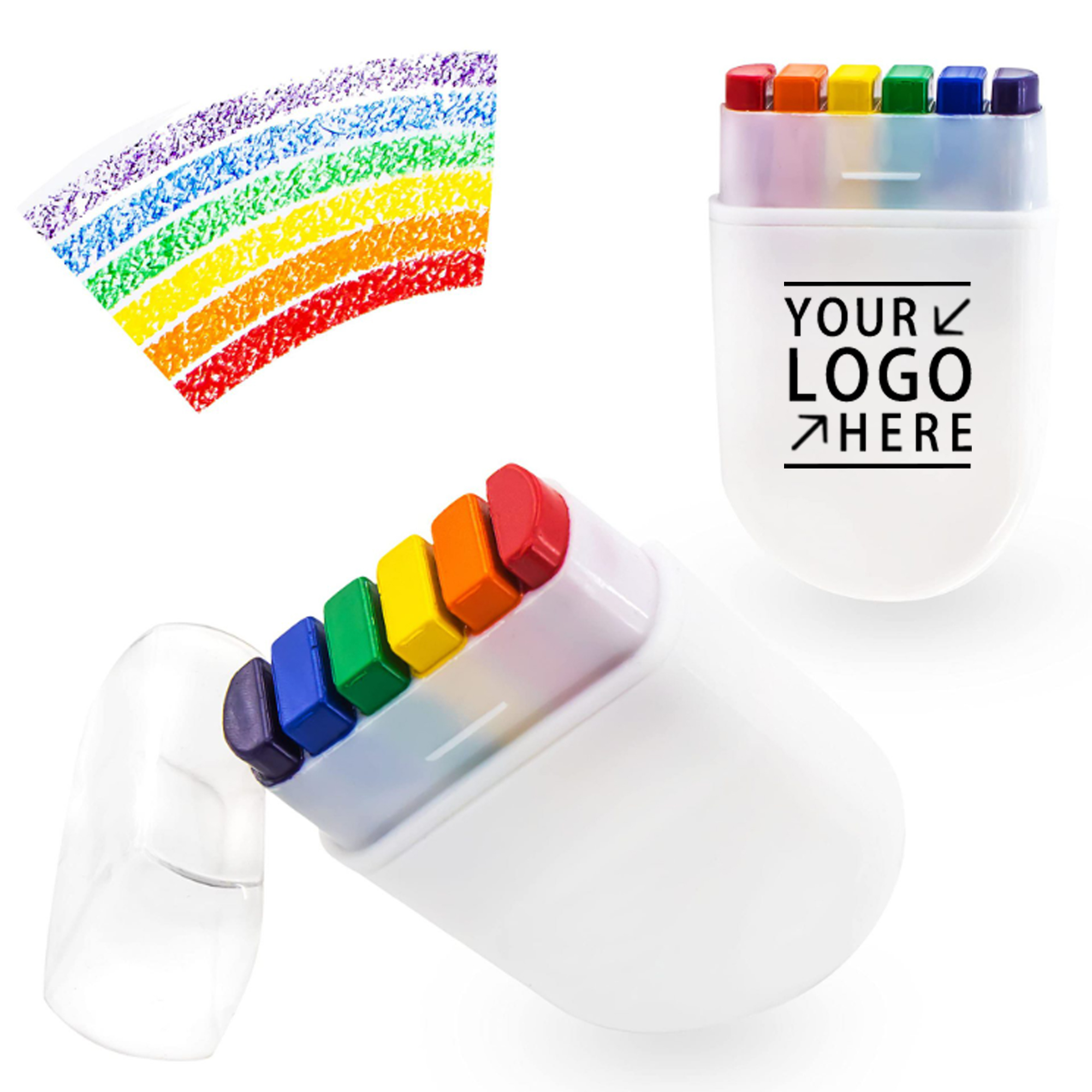 6 Colors Pride Rainbow Face Paint Crayon 2