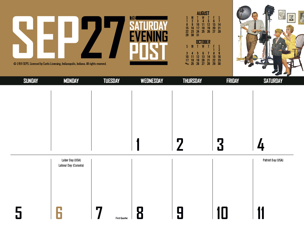 Triumph® Calendars Big Block Memo 22