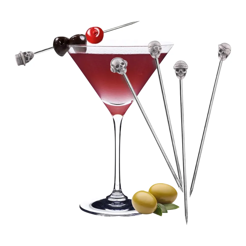 Custom Molded Stainless Steel Cocktail Picks 9