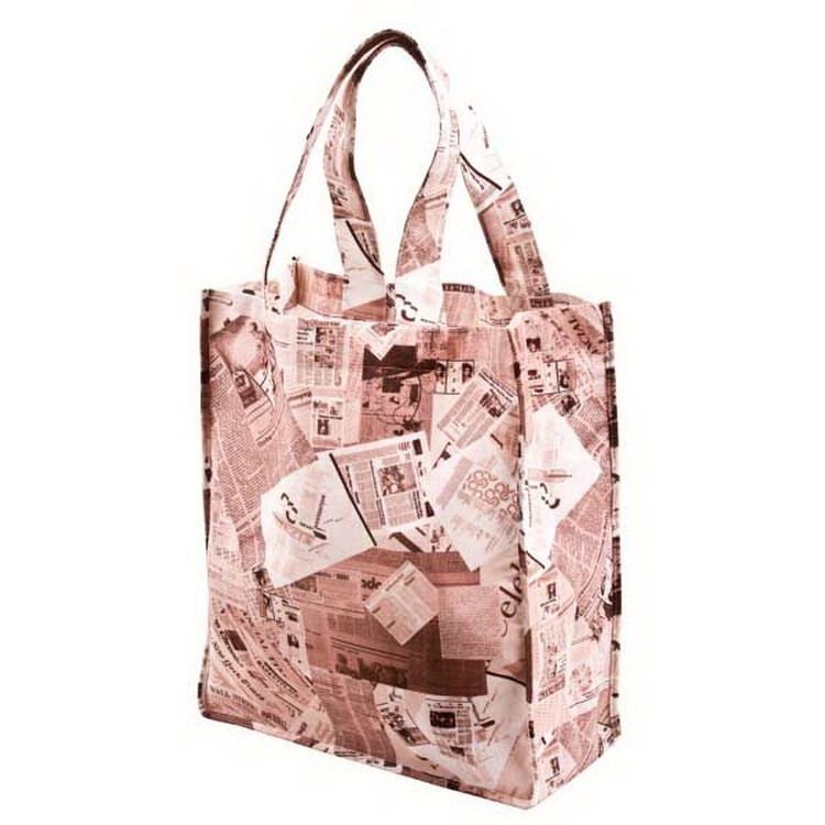 Full Color Recycled PET Tote Bag, custom tote bag with logo imprint 2