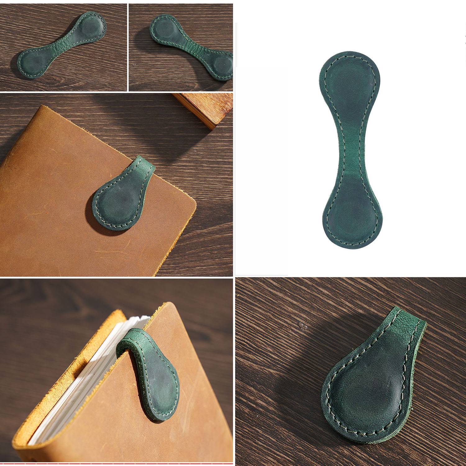 Double-sided magnetic bookmark clip 7