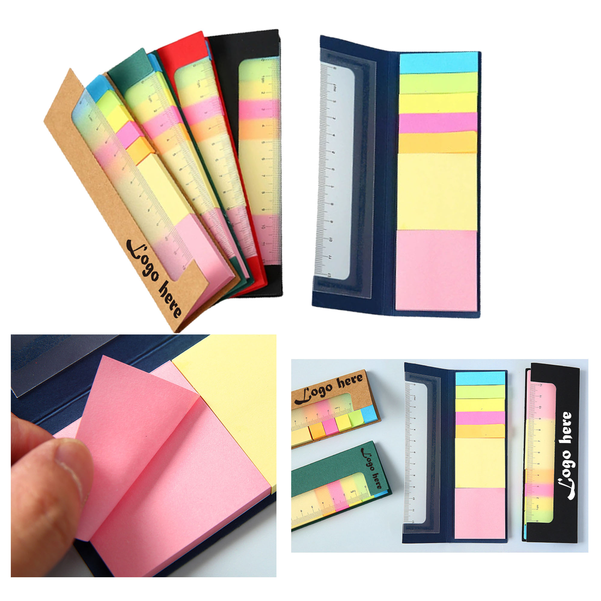 Ruler Notebook With Sticky Notes 2