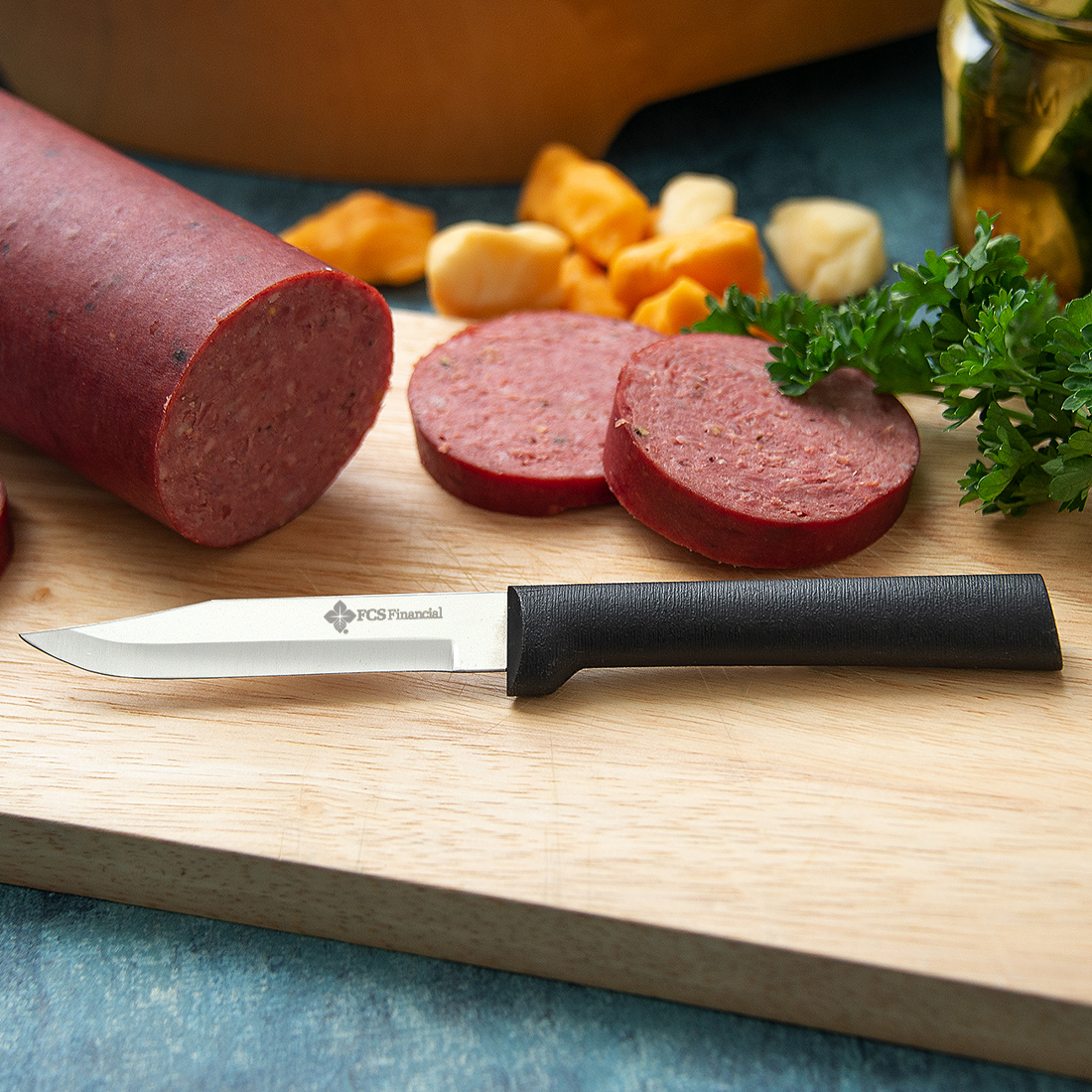 Regular Paring Knife w/Black Handle 3