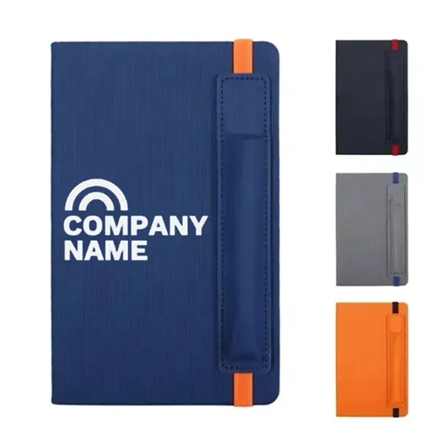 Pu Leather Business Office Notebook with Pen Holder
2