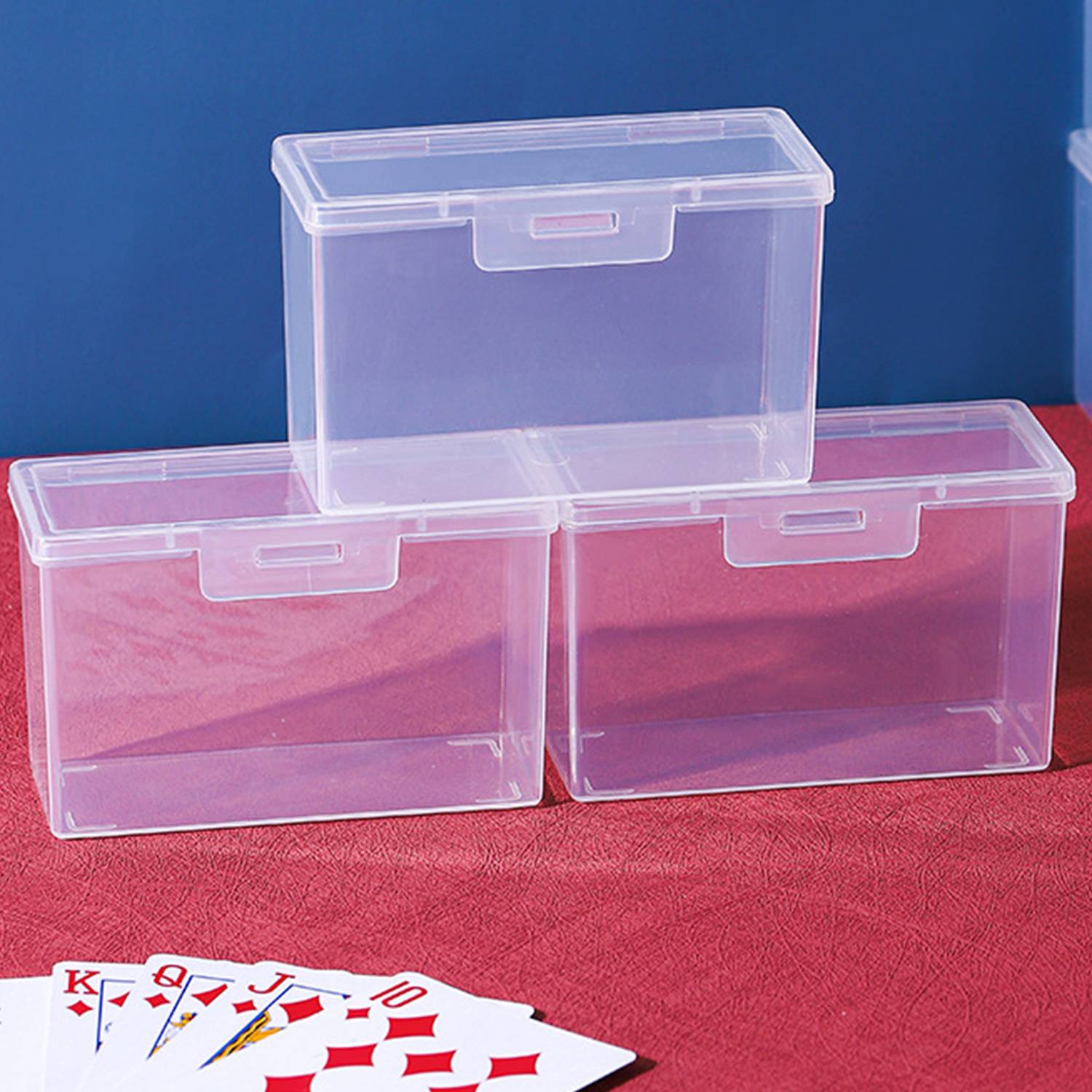 Plastic Transparent Playing Card Storage Box 2