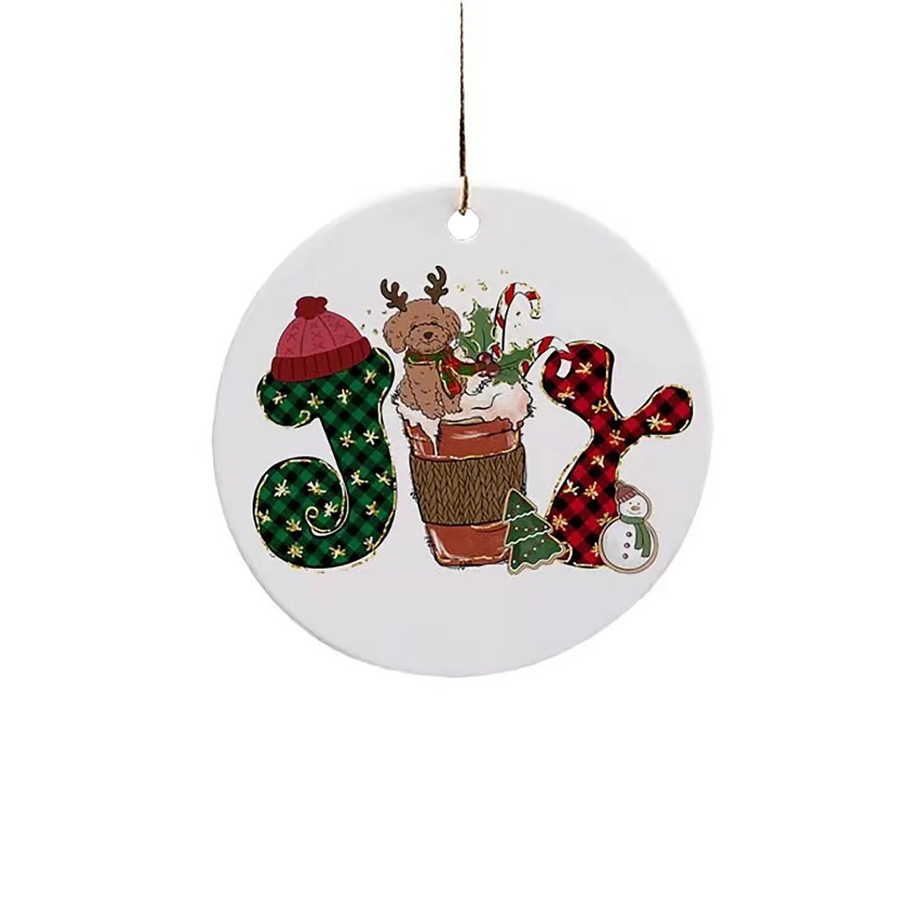 3" Ceramic Christmas Ornament 8