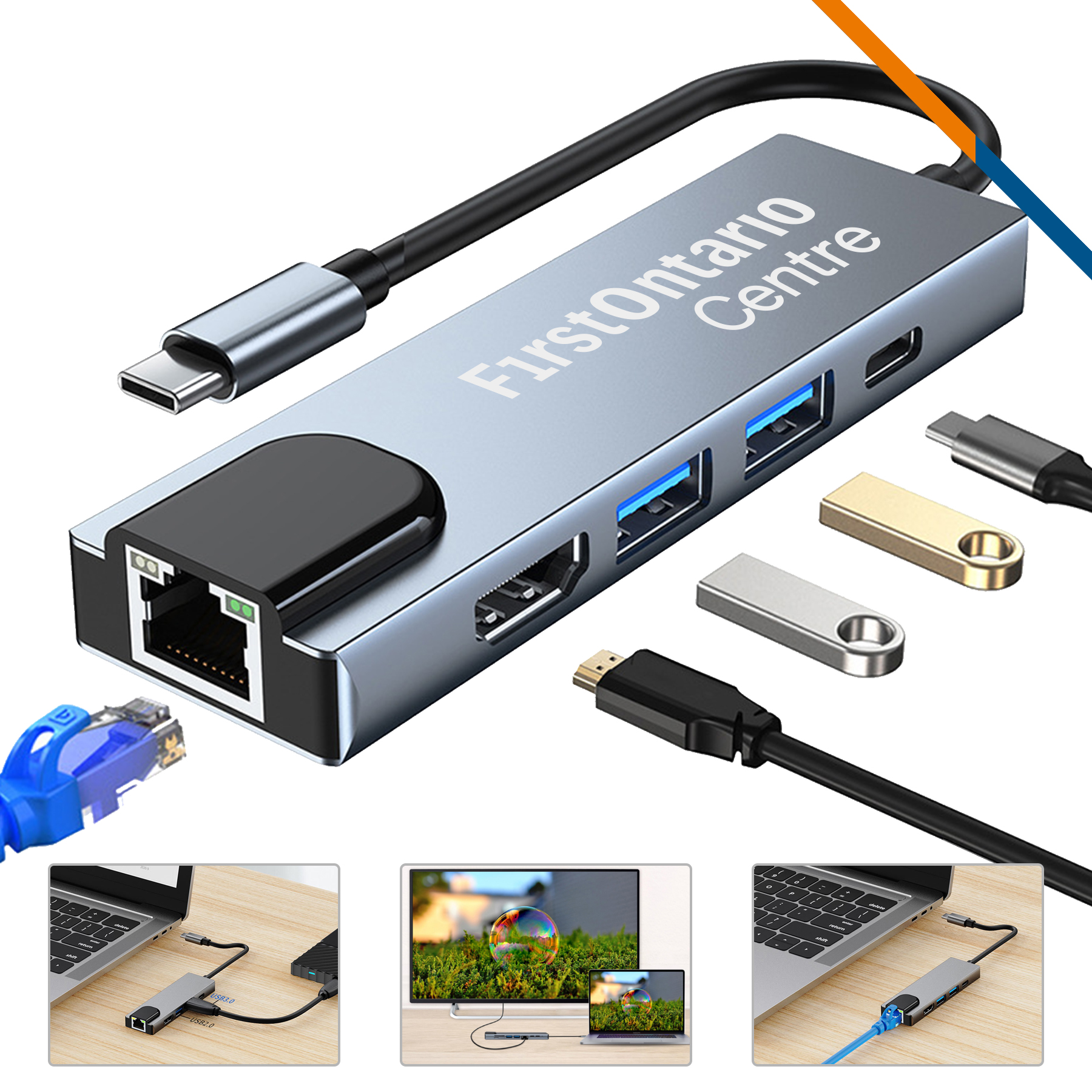 Defey 5in1 USB Hub 2