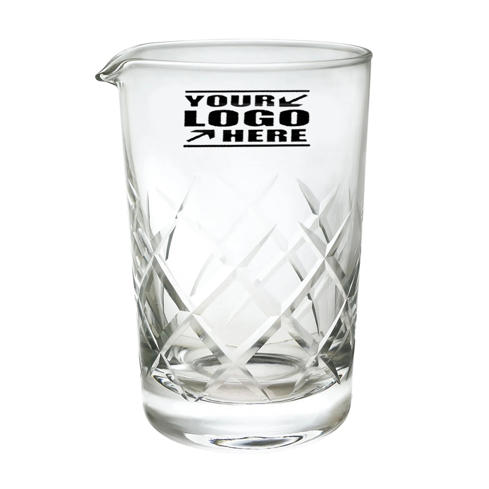 17 Oz. Custom Crystal Cocktail Stirring Glass 8