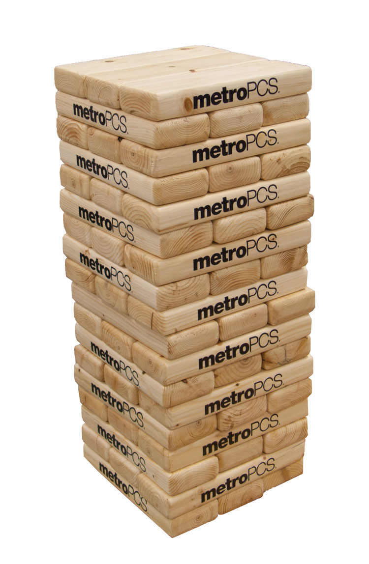 Jumbo Toppling Tower Blocks Game 1 Imprint Location