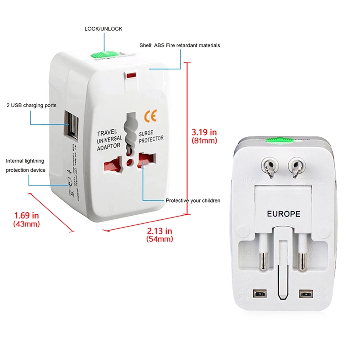 Universal Travel Adapter 10