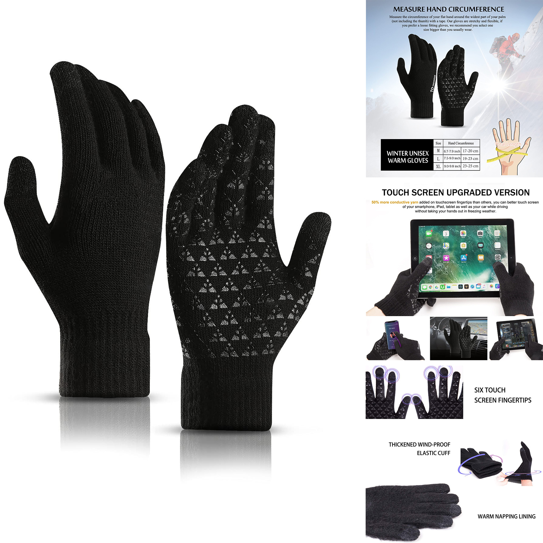 Winter Gloves For Men Women
