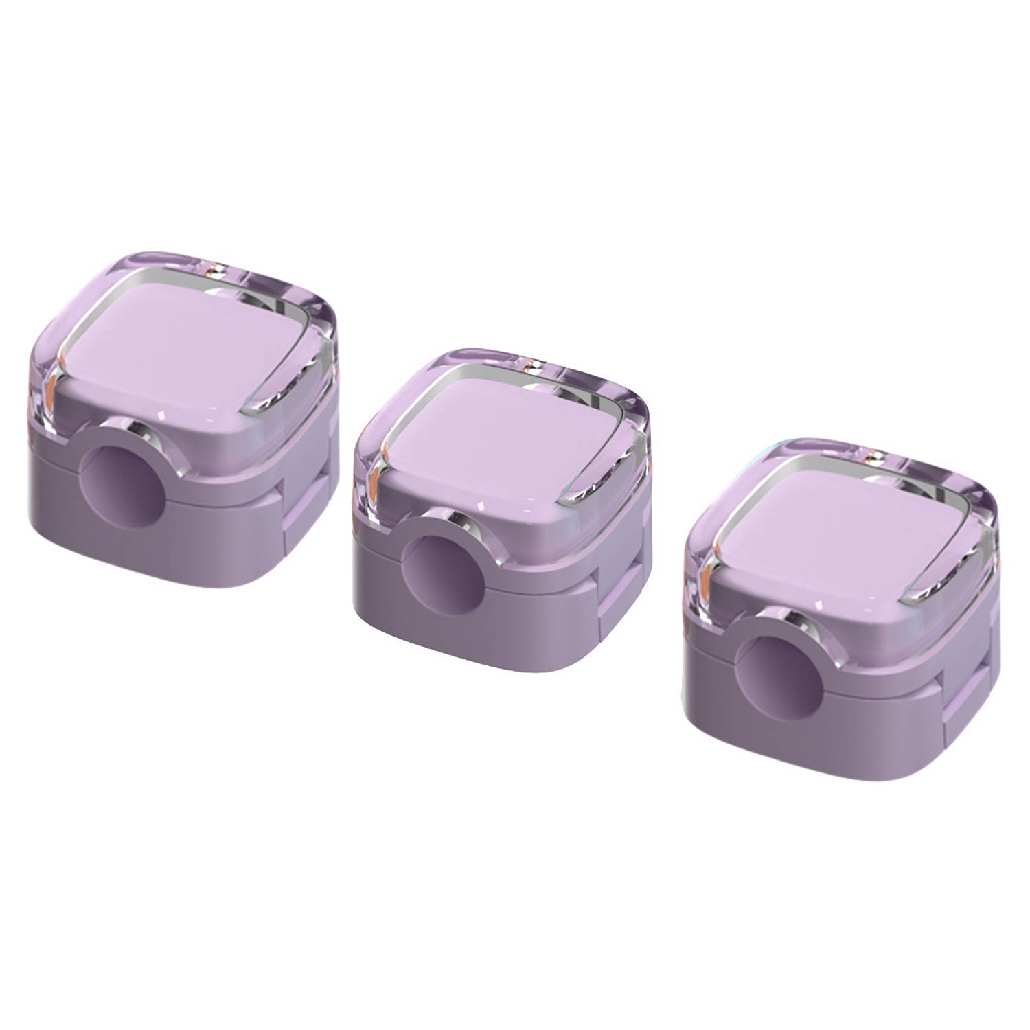 3Pcs ABS Magnetic Desktop Cable Organizer w/ Adhesive Base 10