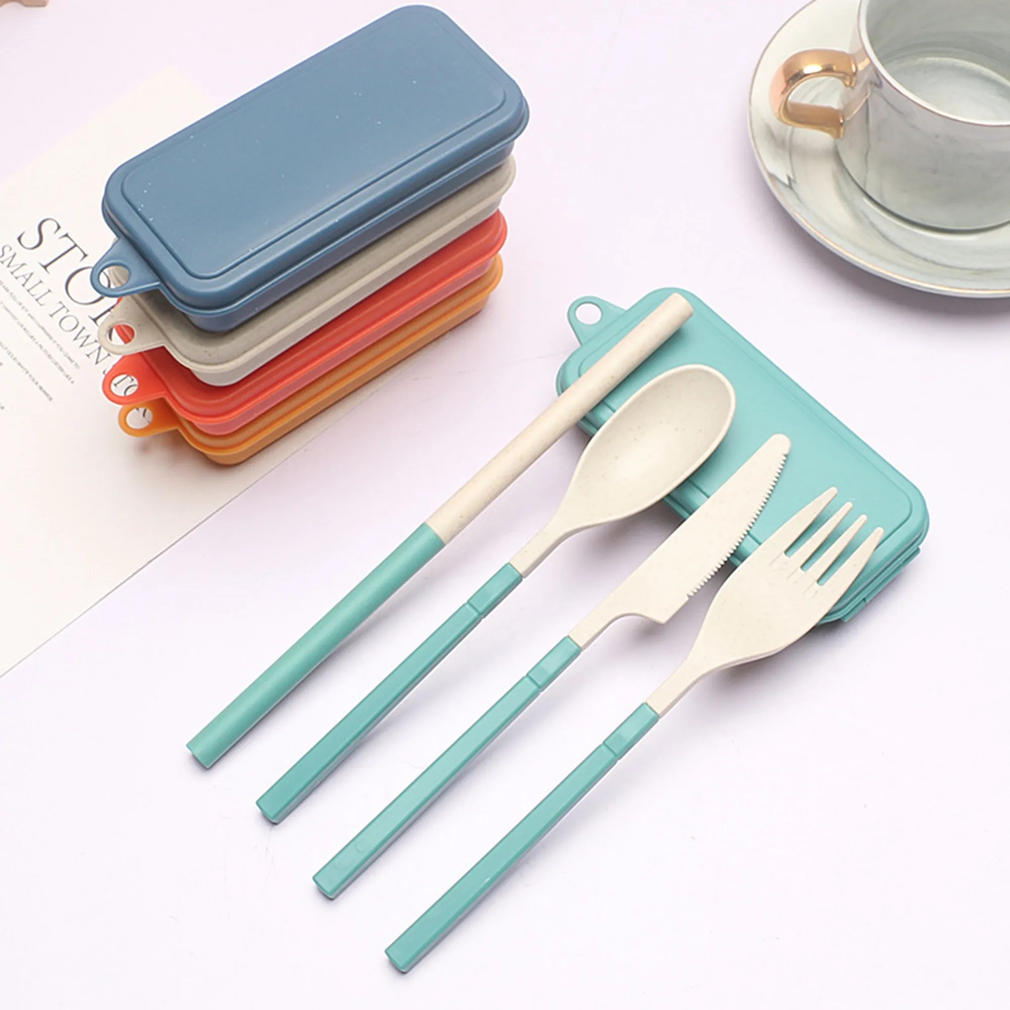 Reusable Wheat Straw Set 5
