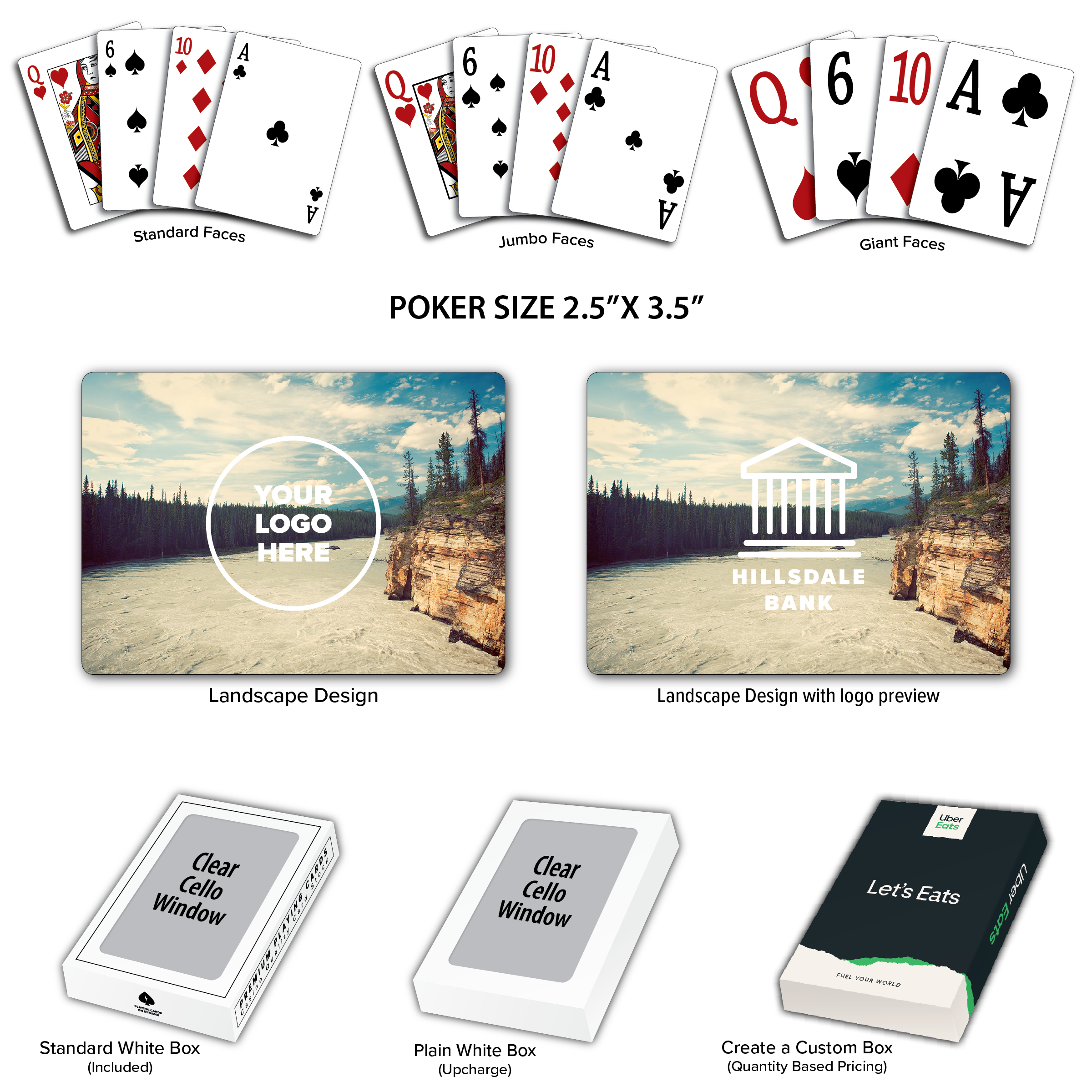 Wilderness Theme Poker Size Playing Cards