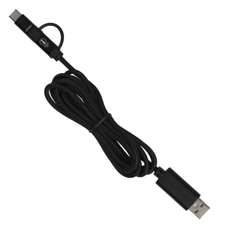 "OSLO" 5-in-1 Braided 6 Ft. Long Cell Phone Charging Cable 8