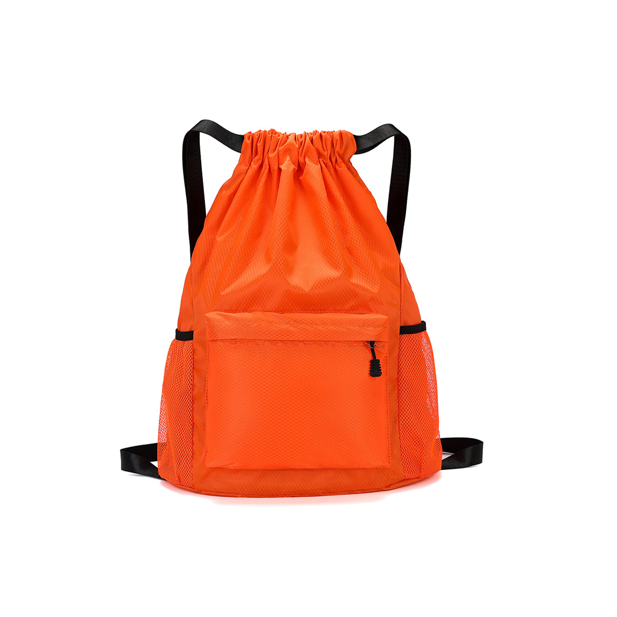 Customizable Oxford Mesh Gym Bag with Zipper Pocket 5