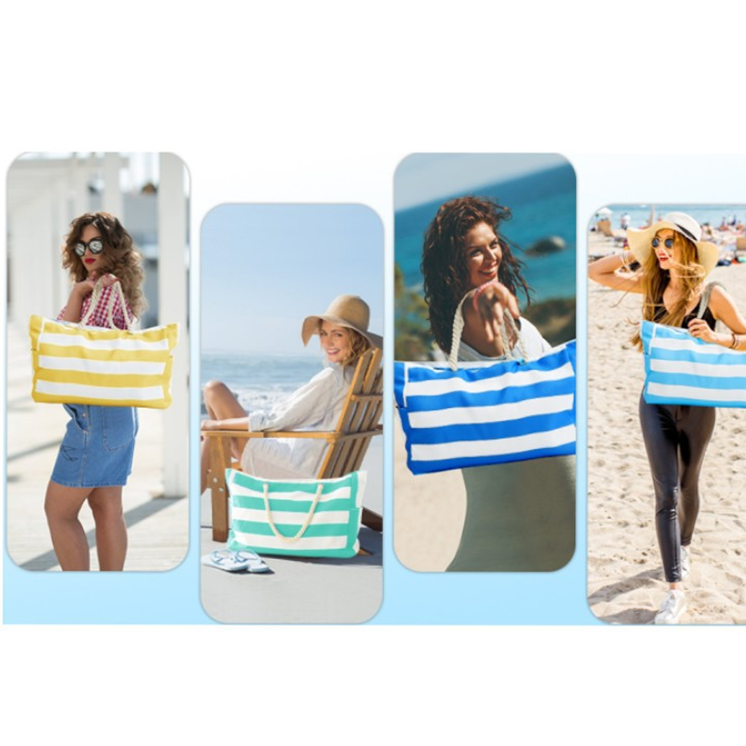 Large Capacity Canvas Travel Tote Bag 7