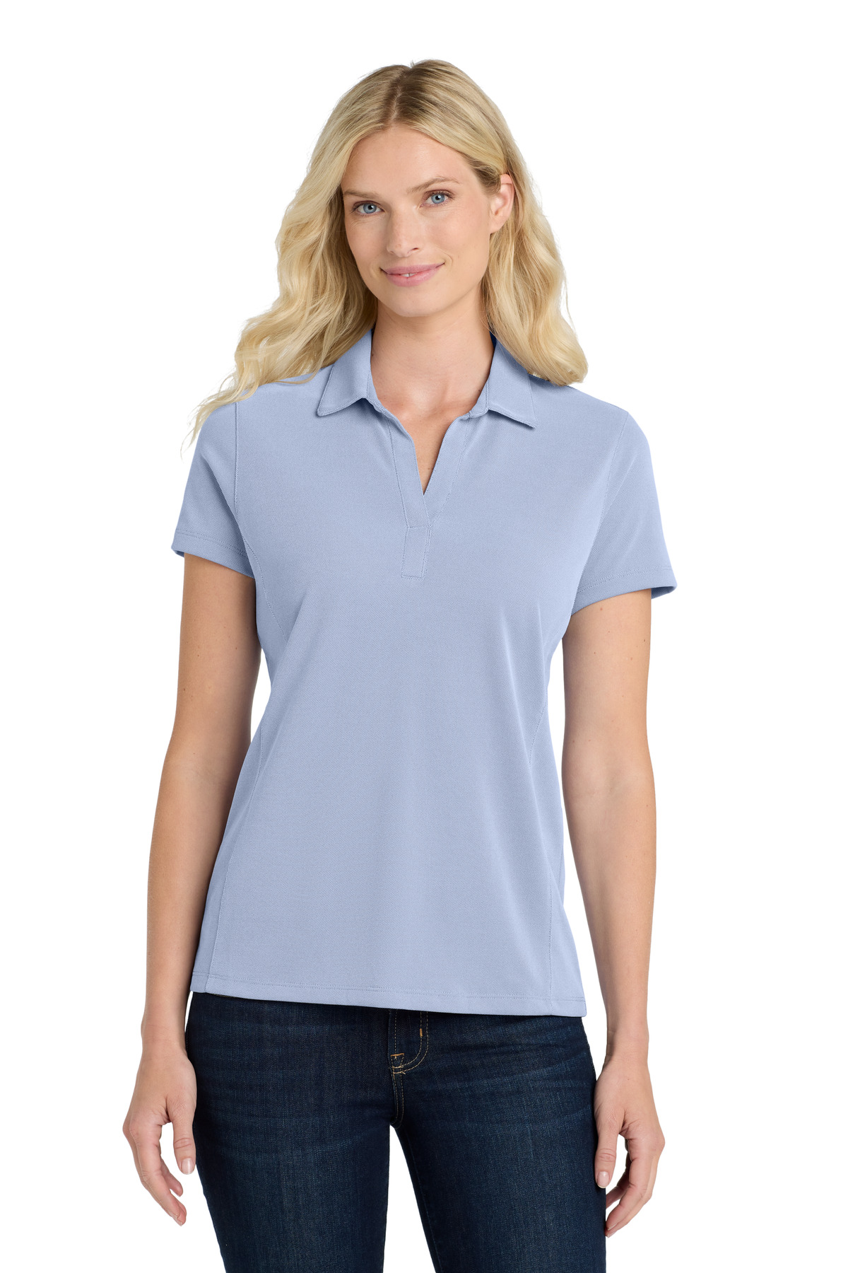 Port Authority Women's Poly Oxford Pique Polo. LK582 24
