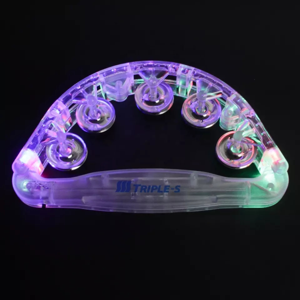 LED Flashing Light Up Tambourines 3