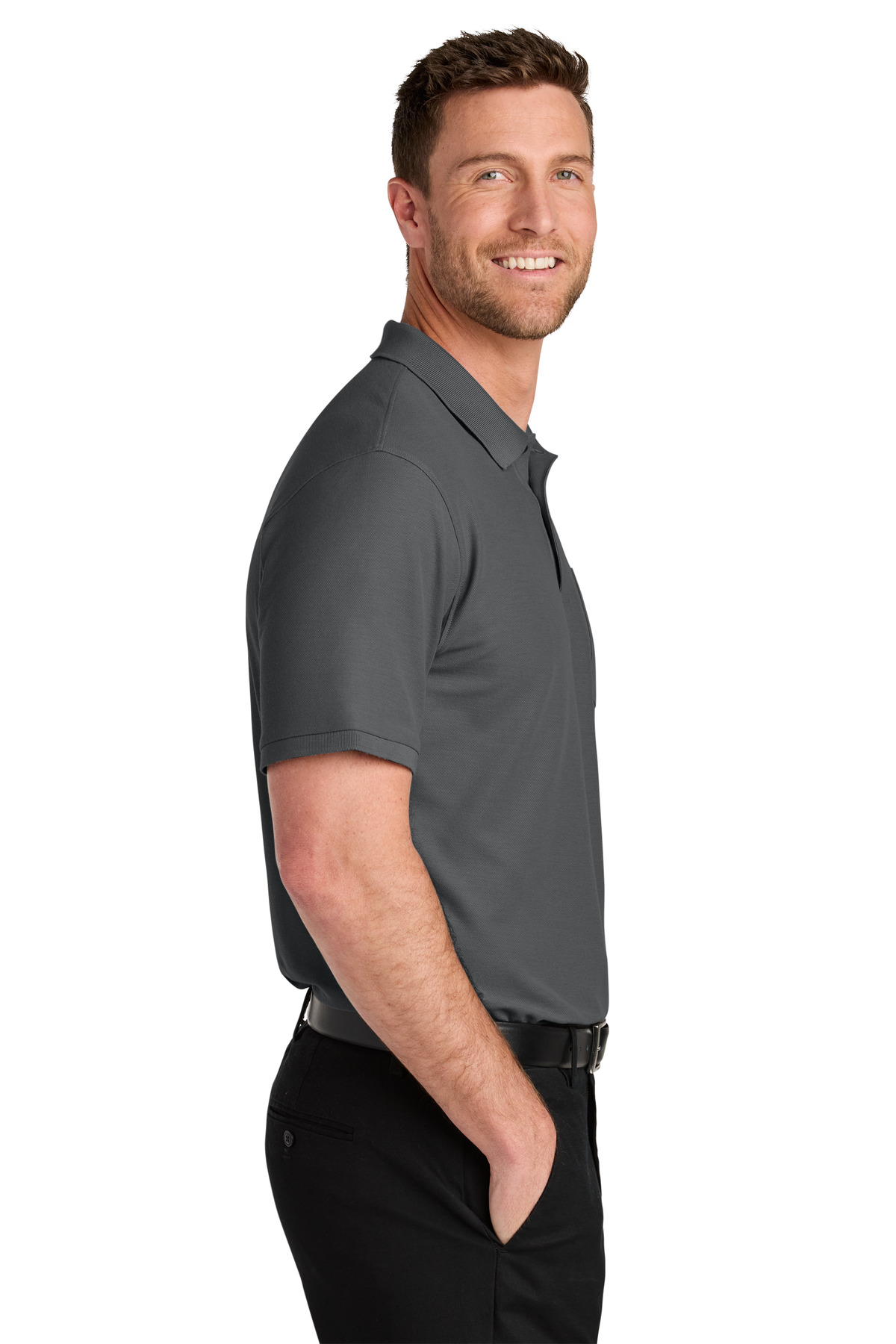 Port Authority Tall Wearever Signature Pique Pocket Polo TLK200P 11
