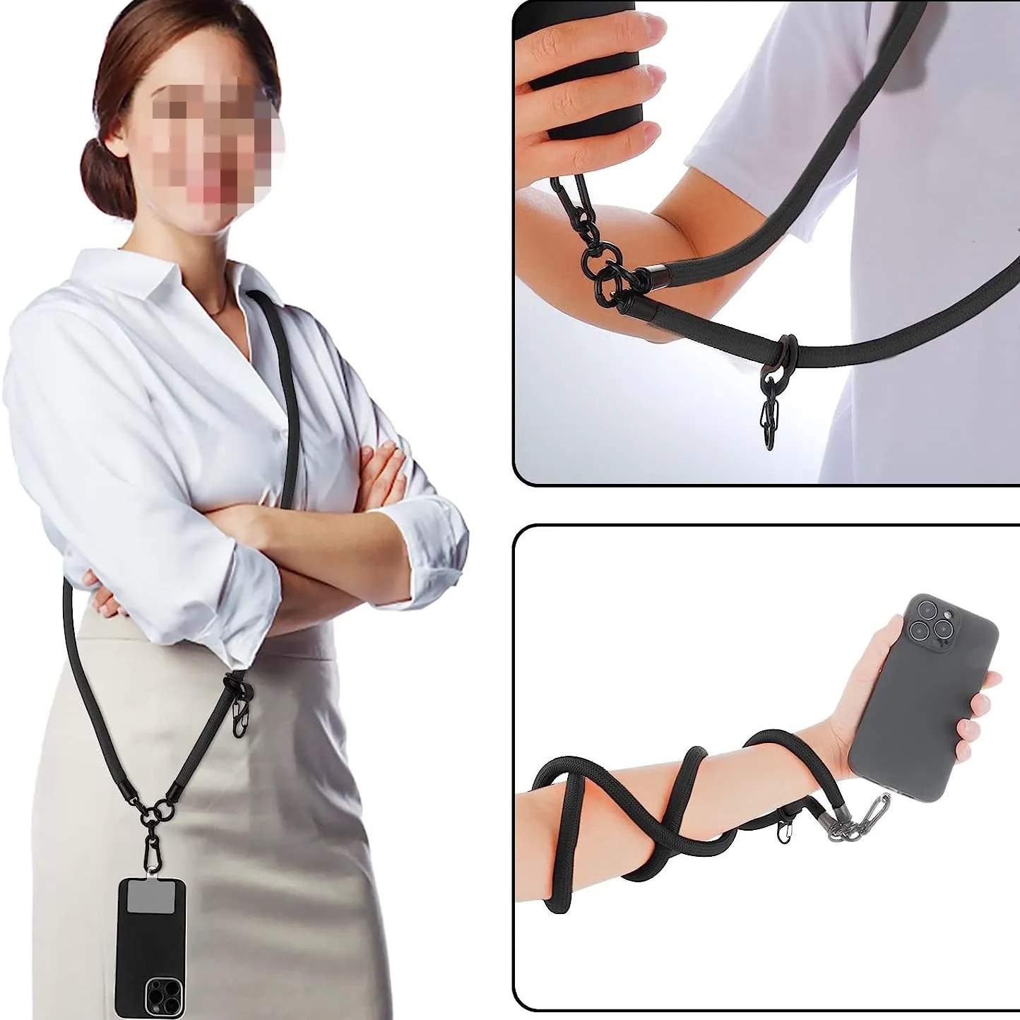 Cell Phone Camera Backpack Crossbody Lanyard 2