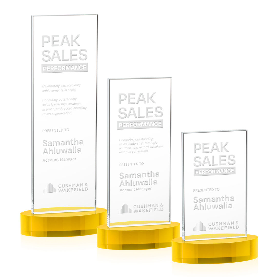 Heathrow Award on Alberton Base - Gold