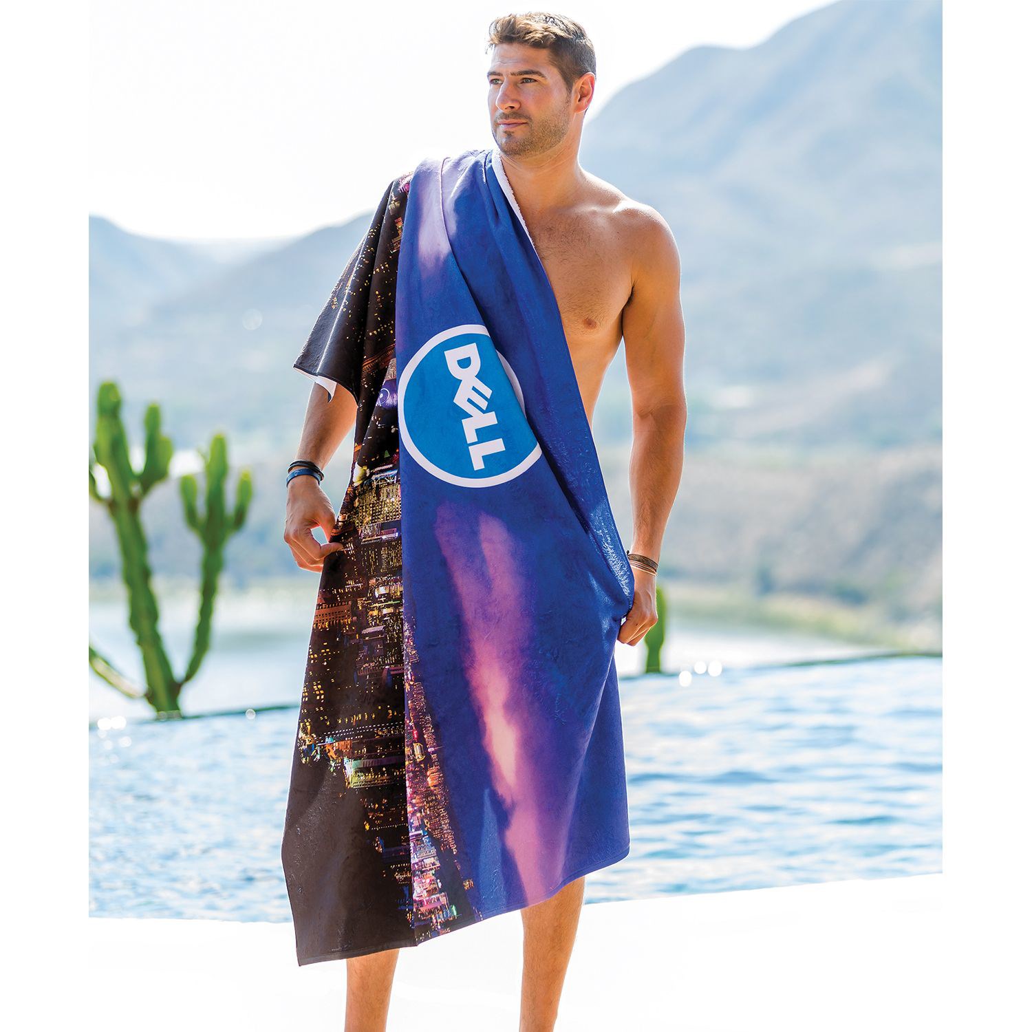 40"x 75" Sublimated Microfiber Sand Proof Beach Towel 1