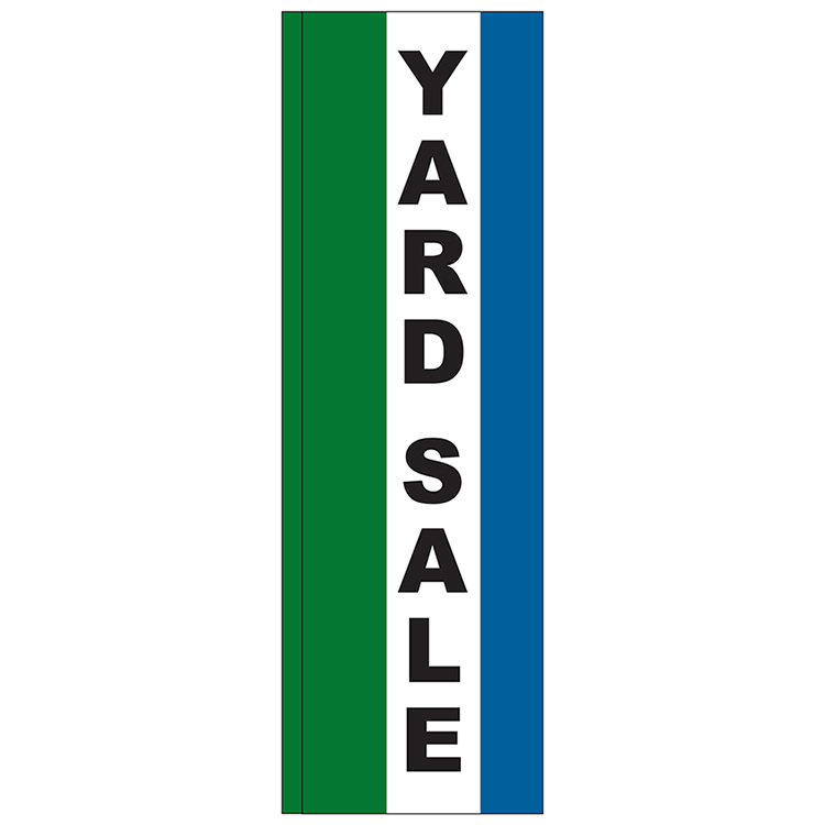 "YARD SALE" 3' x 10' Message Feather Flag 1