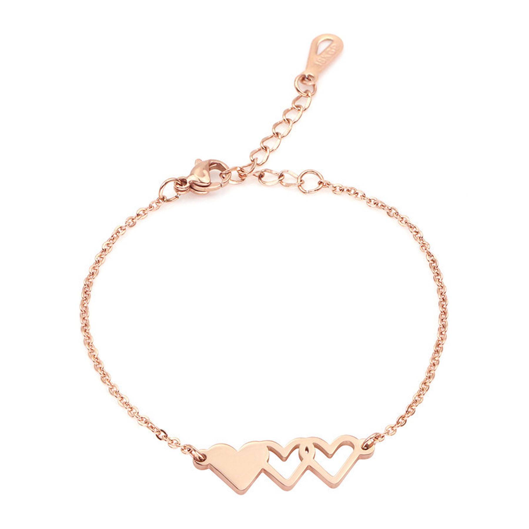 Retro Titanium Steel Love Bracelet 9