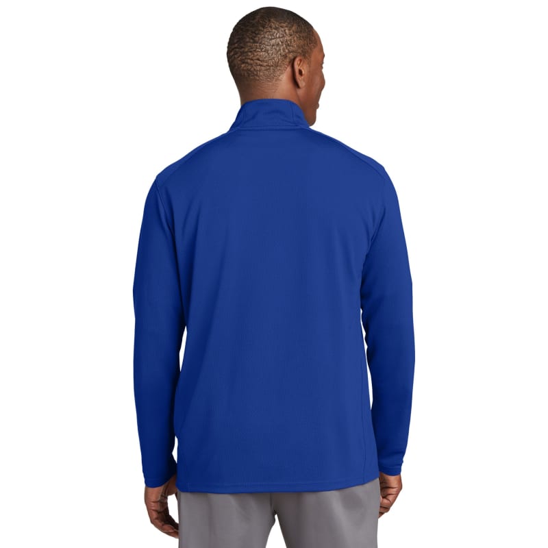 Sport-Tek Sport-Wick Textured 1/4-Zip Pullover., custom hoodie or sweatshirt with logo imprint 7