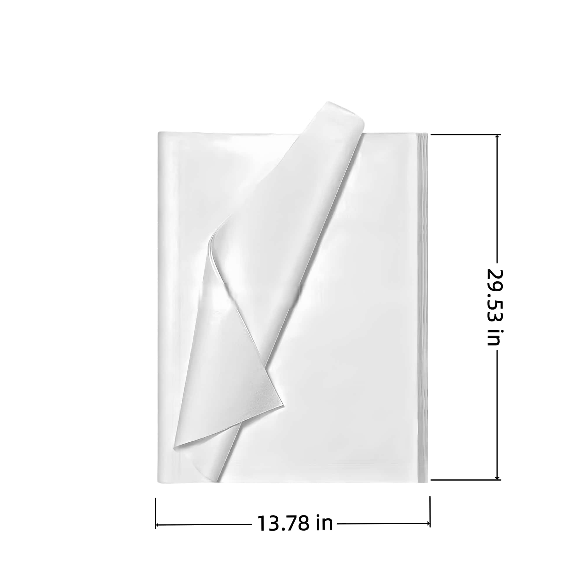 Customizable Gift Packaging White Kraft Paper 2
