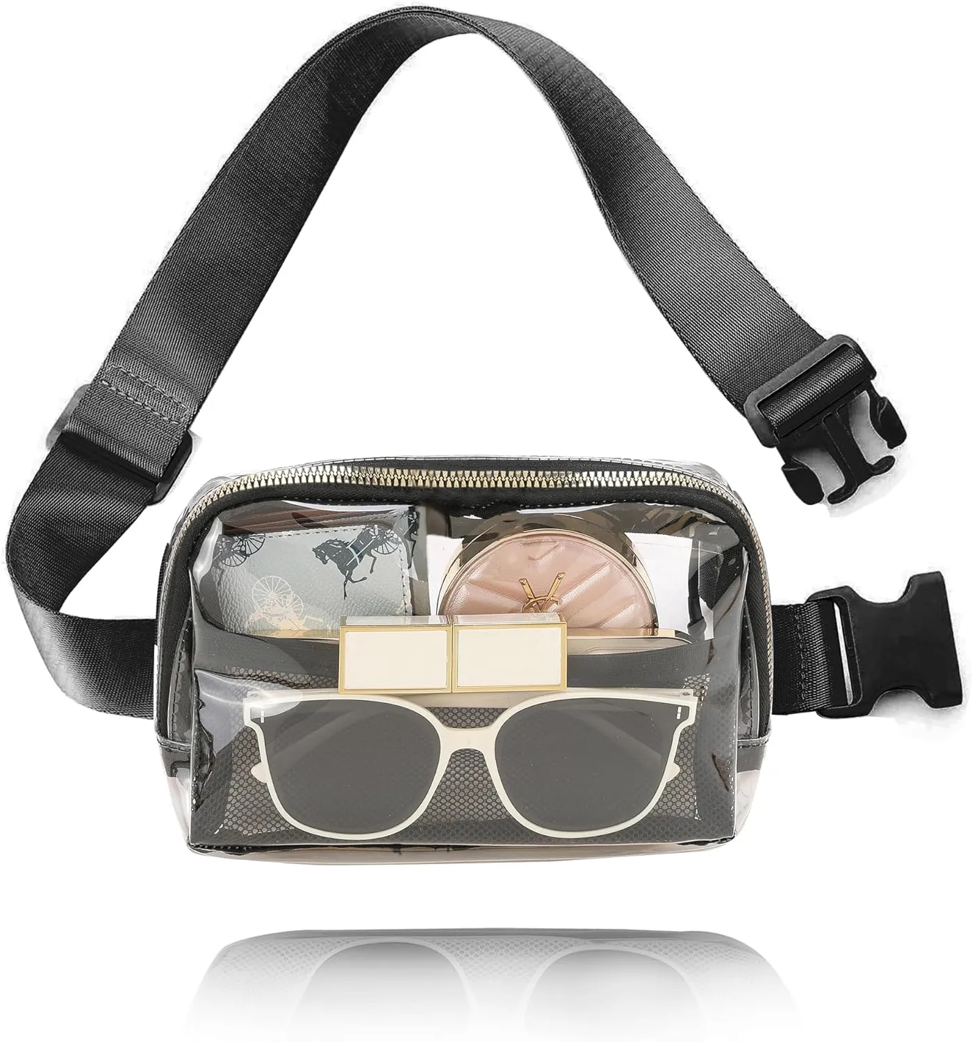 Stadium Approved Unisex Clear Fanny Pack Crossbody Bags 3