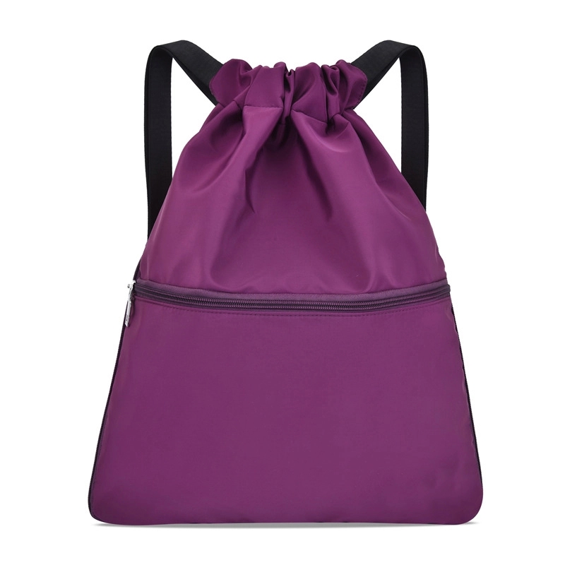 Custom Waterproof Nylon Fabric Drawstring Bag 10