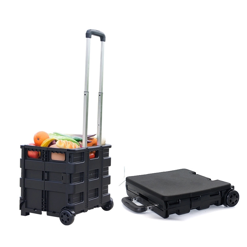 Plastic Folding Shopping Carts 65L 4