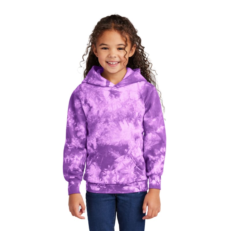 Port & Company Youth Crystal Tie-Dye Pullover Hoodie 16