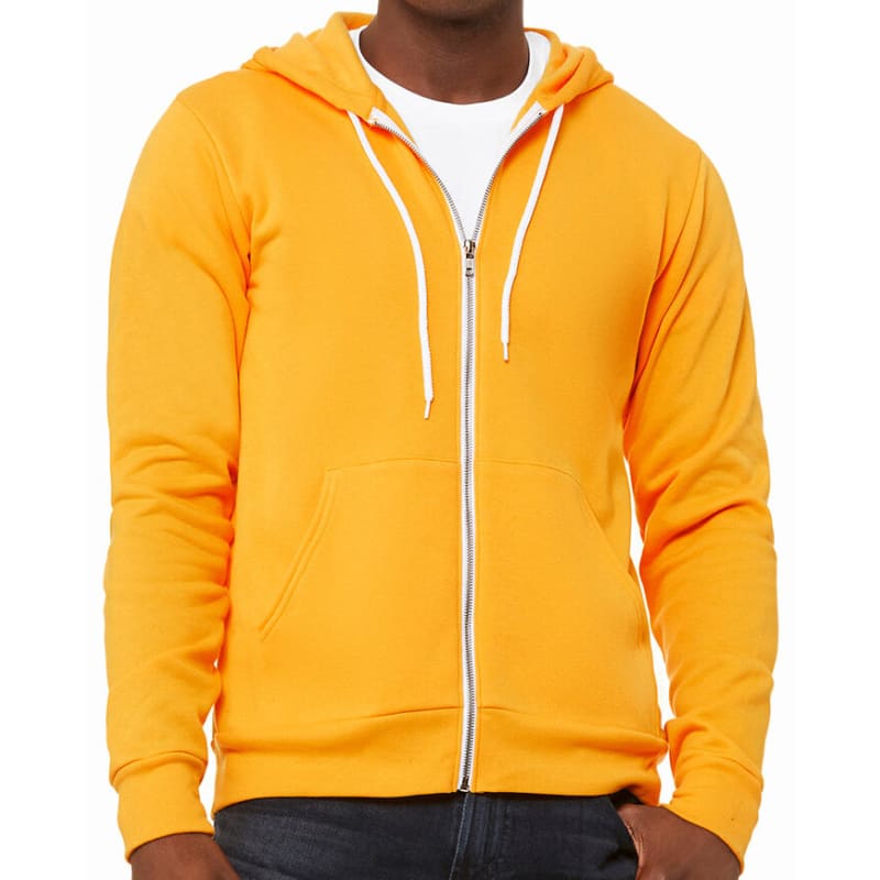 Bella Unisex Poly-Cotton Fleece Full-Zip Hoodie 8