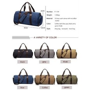 Canvas Duffle Bag 1
