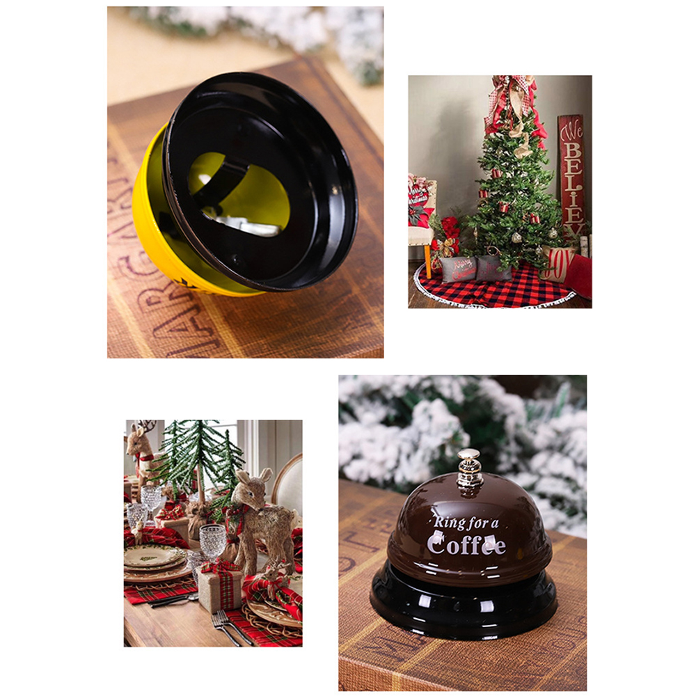 Metal Service Bell Reminder, promotional household item with logo imprint 2