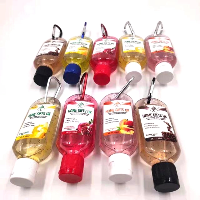 Customized Hand Sanitizer Bottle w/ Carabiner - 2 oz 3