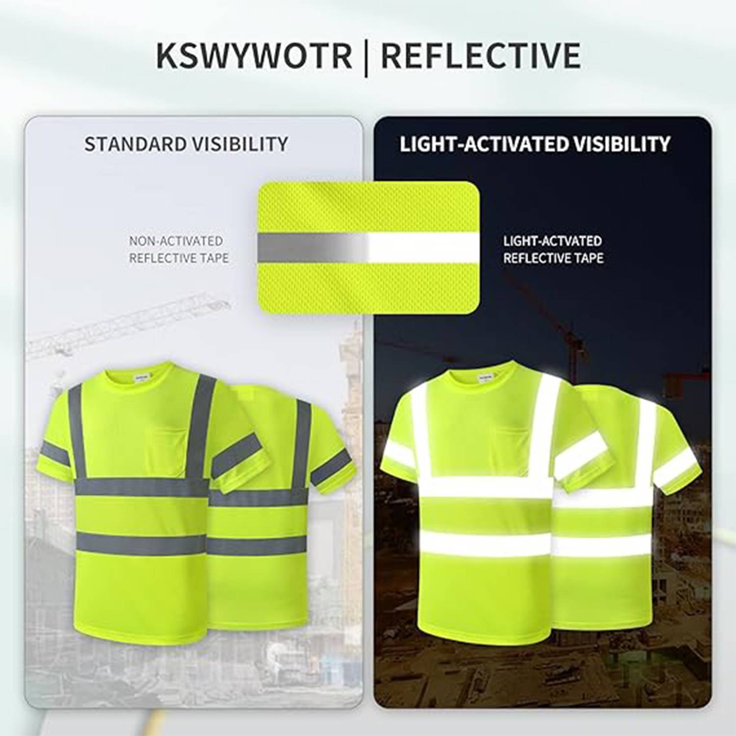 Quick-drying reflective T-shirt 3