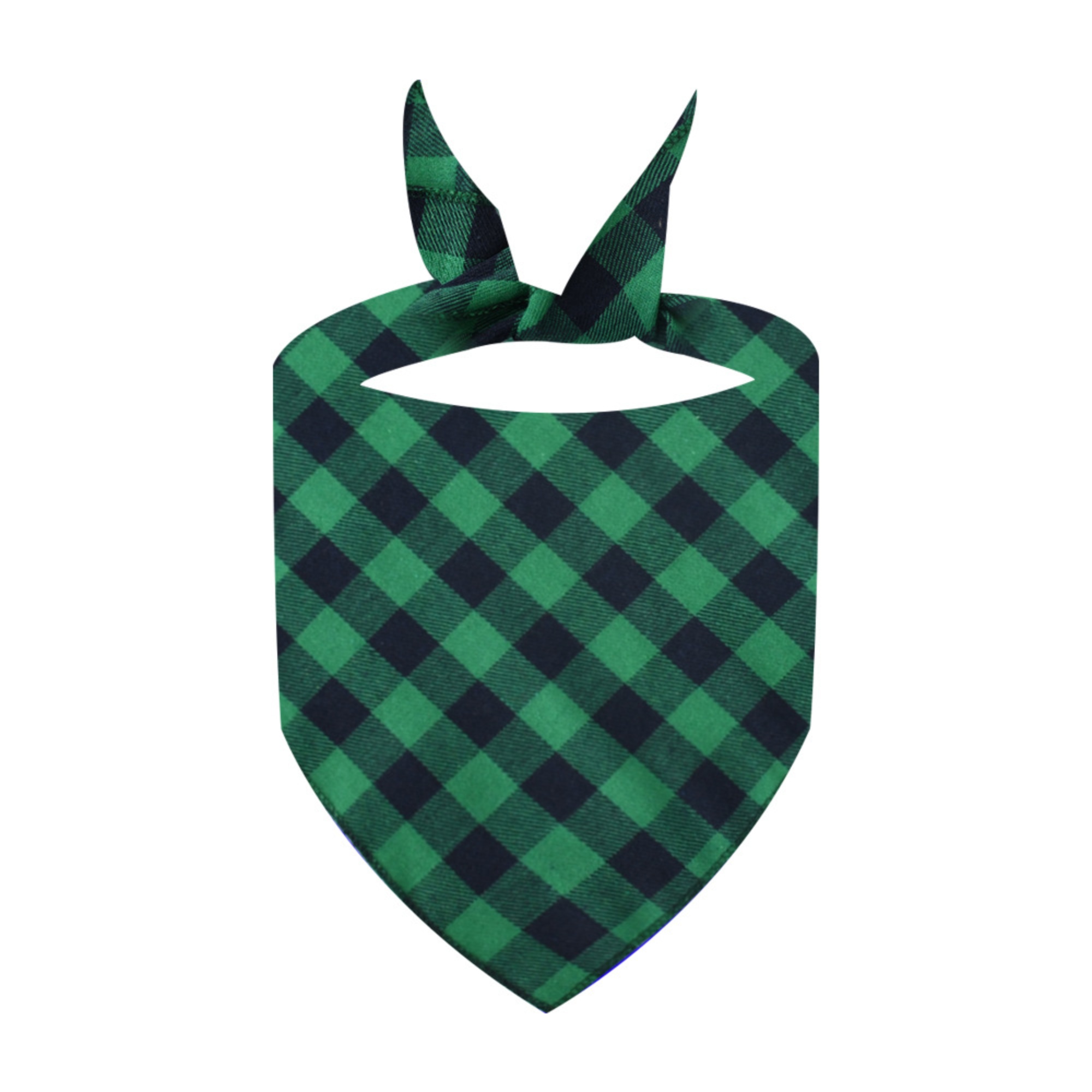 Absorbent Plaid Dog Bandana 9