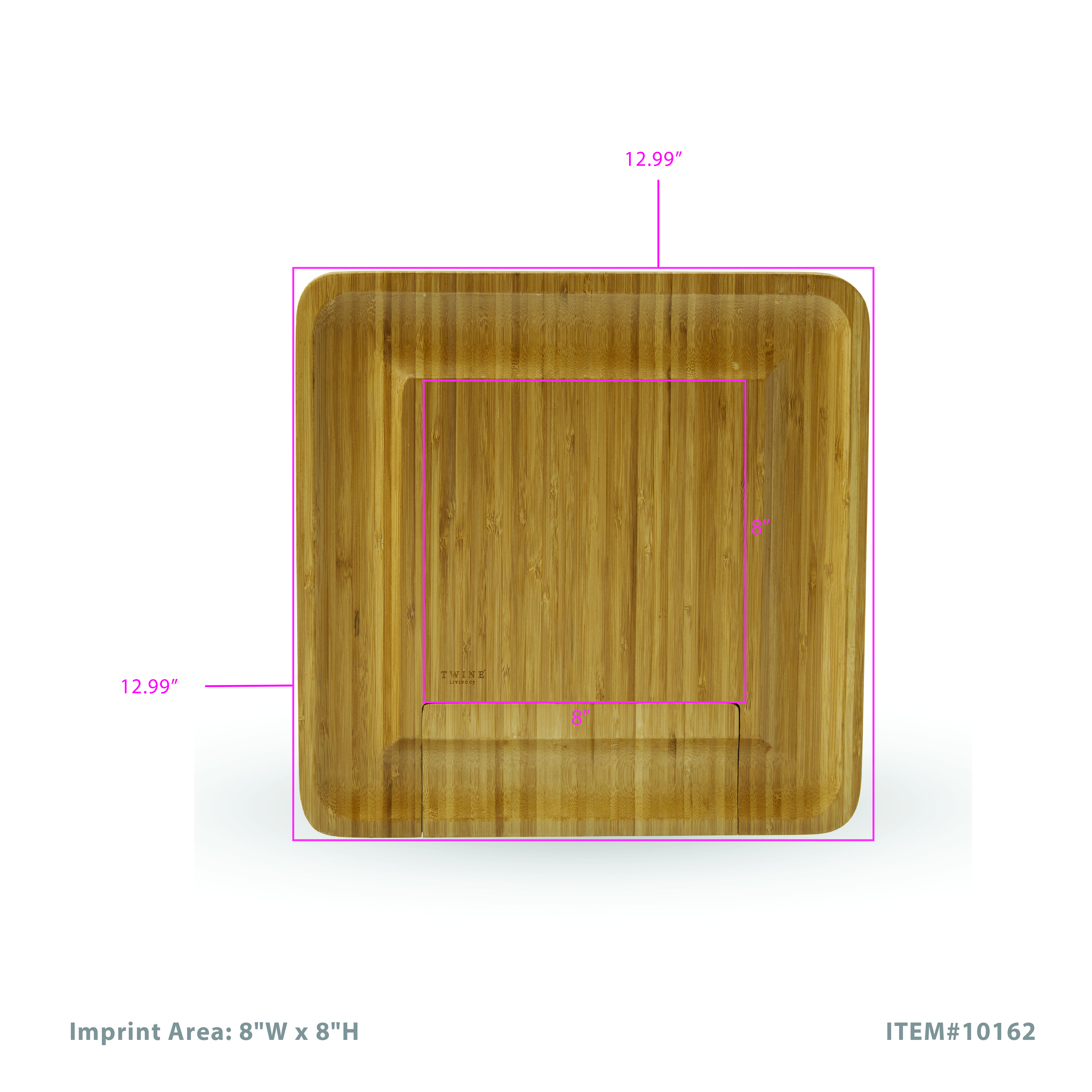 Twine Living® Bamboo Cheese Board and Knife Set 6