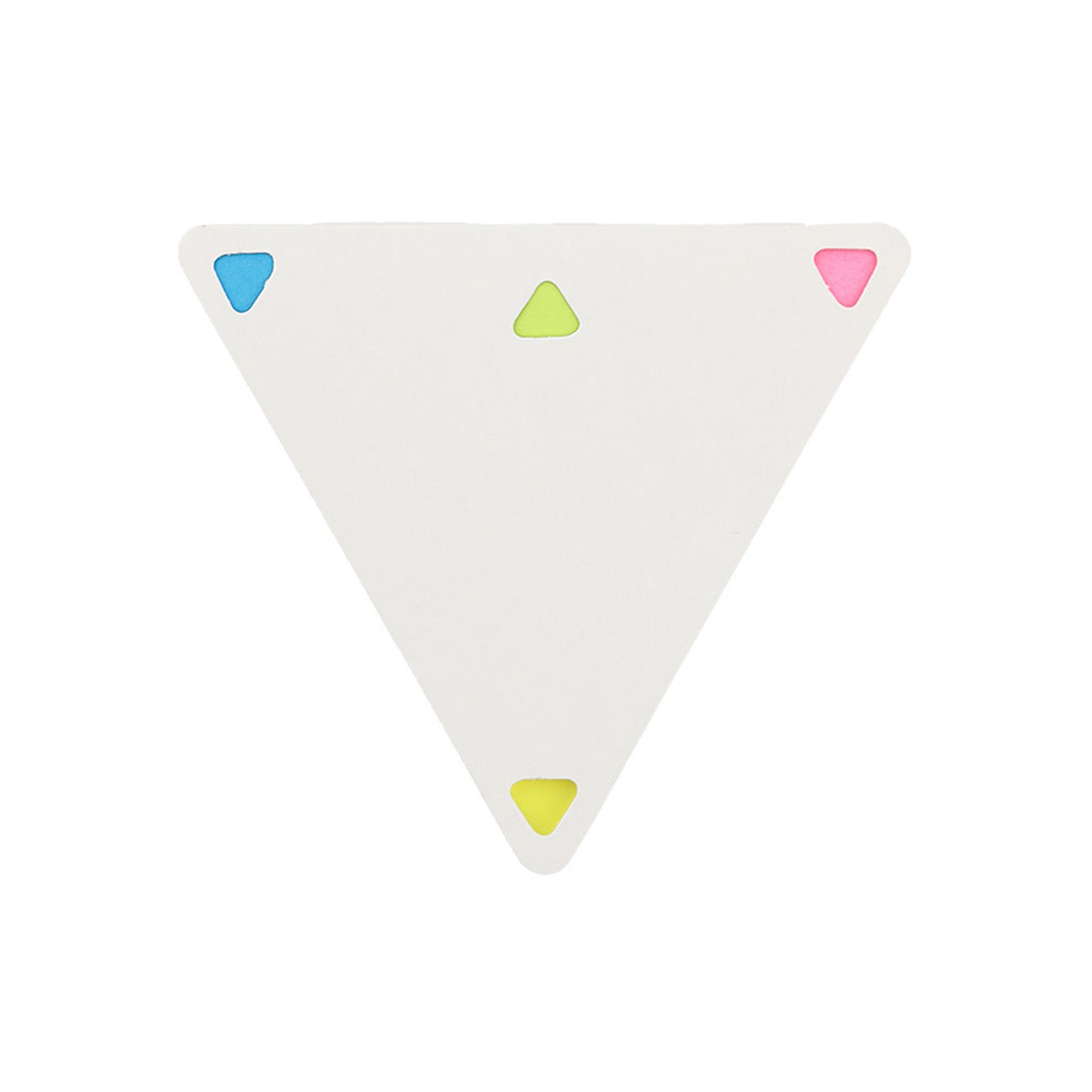 Triangle Shape Kraft Cover Sticky Note Pad 4.1" X 3.5" 1
