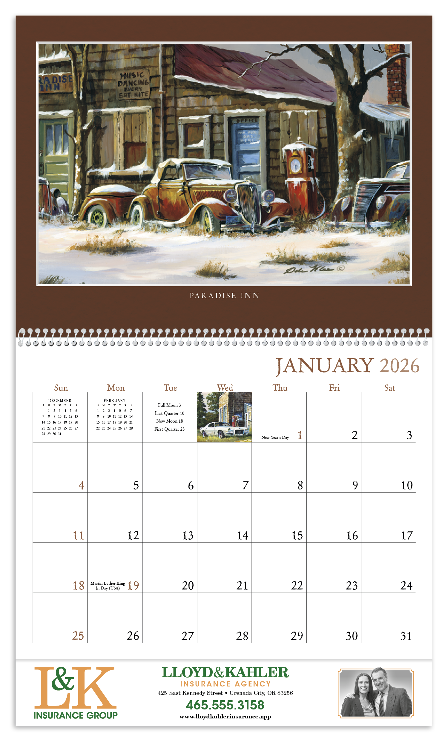 Triumph® Calendars Junkyard Classics by Dale Klee Calendar 79