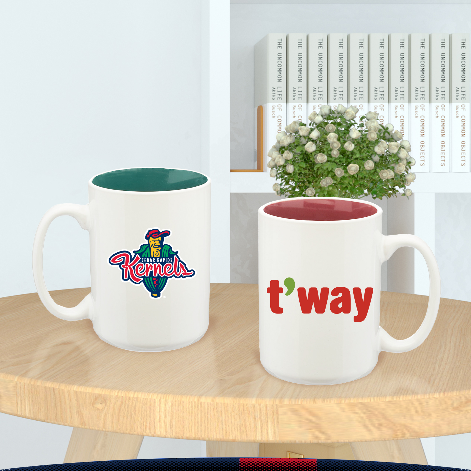 15 oz. Two-color Bistro Customized Mugs 1