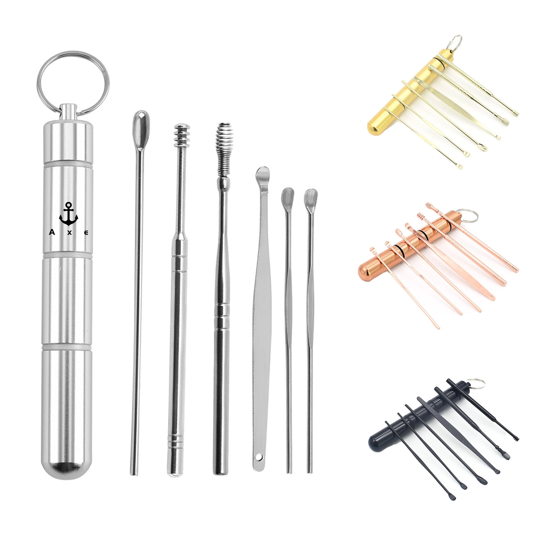 6-In-1 Stainless Steel Earpick 1