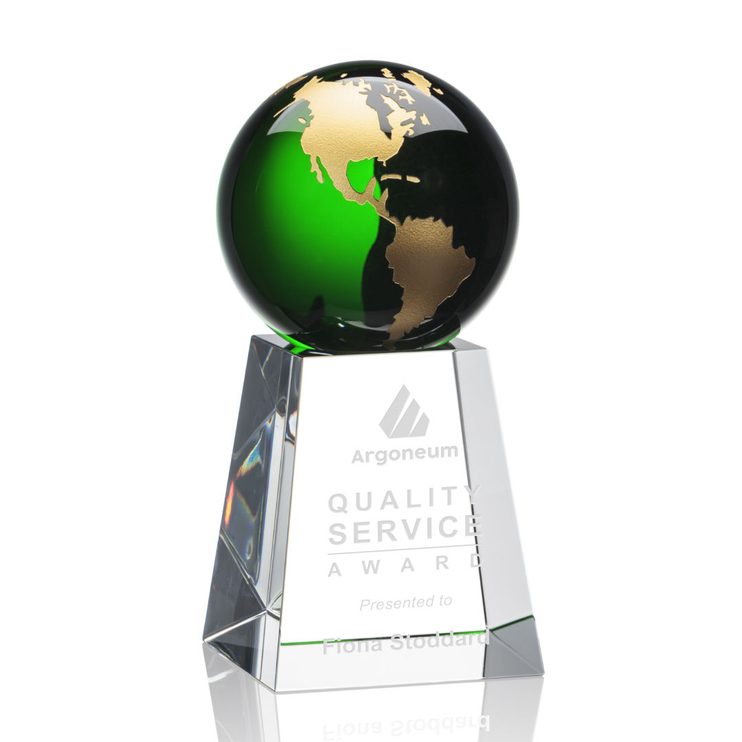 Heathcote Globe Award - Green/Gold 6